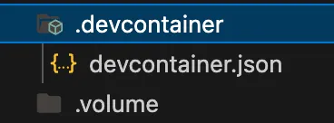 Generated folder structure (DinD)